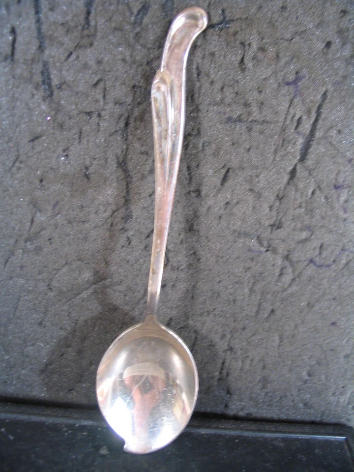  CUCHARA DE GELATINA SURF PLATA ESTERLINA STIEFF 6 1/2" sin monograma Foto 1 de 1