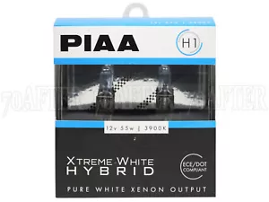 Piaa 3900K XTreme White Hybrid DOT Halogen Headlight Light Bulbs - H1 - Picture 1 of 1