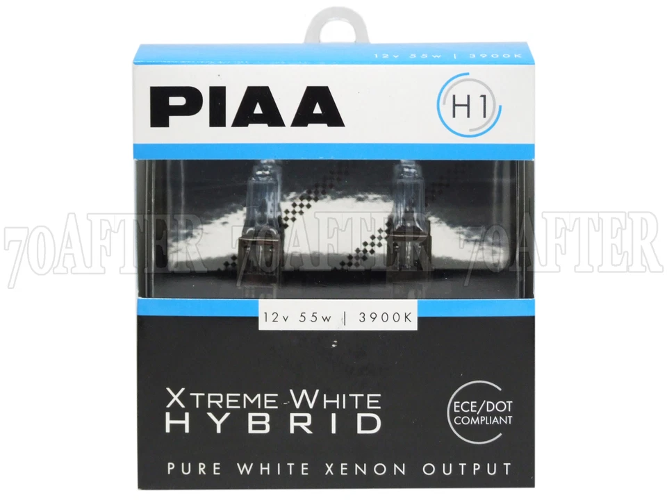 Piaa 3900K XTreme White Hybrid DOT Halogen Headlight Light Bulbs - H1 - Image 1 of 1