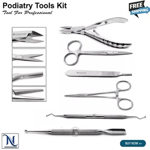 Professional Toenail Removal Kit Ingrown Cutter Nipper Podiatry Nail Surgery CE - Picture 1 of 6