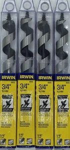 Irwin Industrial Tools 49912 I-100 3/4 x 7-1/2 Inch Auger Bit, 4 Pack - Picture 1 of 1