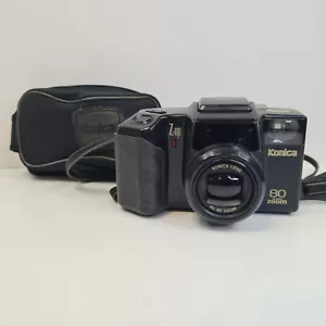 Konica Z-Up 80 Super Zoom 35mm Camera Film Tested With Konica Case - Picture 1 of 19