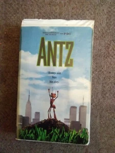 ANTZ VHS VIDEO BIG BOX EX-RENTAL, CLAMSHELL CASE FREEPOST - Picture 1 of 8