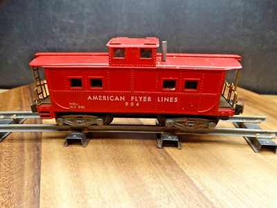American Flyer S Gauge 36' American Flyer Lines Weighted Center Cupula Caboose - Image 1 of 4