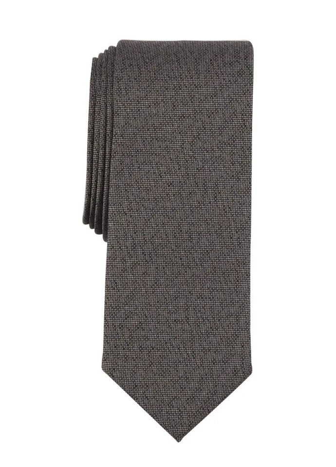 Bar III Men's Slim Skinny Neck Tie Cobble Solid Taupe 2.5" Blade NWT - Image 1 of 1