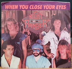Night Ranger – When You Close Your Eyes - 1984 7" single excellent, cover VG - Picture 1 of 3
