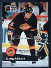 NHL 243 Greg Adams Vancouver Canucks Pro Set 1991/92