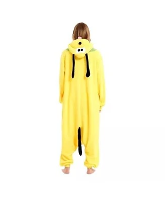 Sweetxin Adulto Unisex Una Pieza Amarillo Perro Pijama Mono Disfraz Pequeño Foto 1 de 4