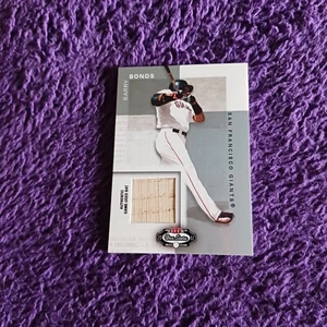 2002 Fleer Boxscore Barry Bonds Mini Sp Bat Relic Game Used - Bild 1 von 2