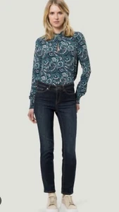 Zero Denmark Damen Orlando Stretch Regular Fit Jeans US6 XXS Neu mit Etikett + Gürtel - Bild 1 von 14