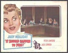 It Should Happen To You 11x14  Title Lobby Card Judy Holliday Ilka Chase Wend...