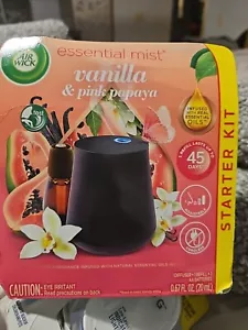 Air Wick Essential Mist Vanilla & Pink Papaya Air Freshener Starter Kit - Picture 1 of 1