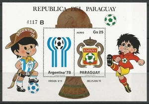 STAMPS-PARAGUAY. 1979. Espana 82 World Cup Football Miniature Sheet. MNH - Picture 1 of 1
