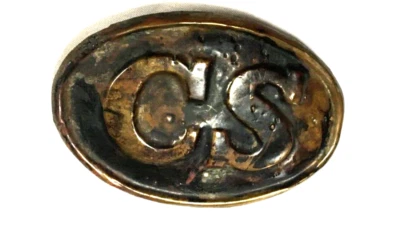 Placa Cinturón Guerra Civil C S Recuperación Agua Dulce Carolina del Norte hace 40 años Foto 1 de 4