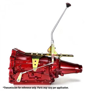 GM700 R4 Single Action Shifter Kit 16" Arm w/ Bend and Black Knob ASCS1G516S1 - Picture 1 of 7