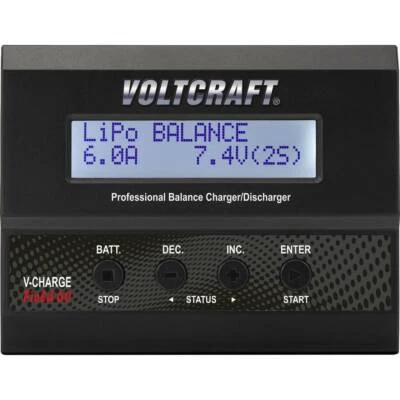 VOLTCRAFT V-Charge 60 DC Modellbau-Multifunktionsladegerät 12 V 6 A LiPo, LiIon, - Bild 1 von 4