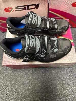 Sidi Genius 7 Women's Road Cycle Shoes  Black/Grey 38.5 - Изображение 1 из 3