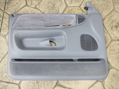 94-97 DODGE RAM MIST GREY DRIVER SIDE INTERIOR DOOR PANEL W/INFINITY OEM NICE! - Image 1 of 4
