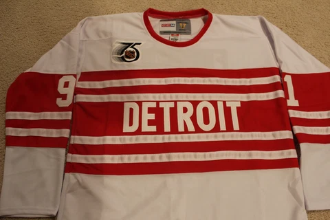 Sergei Fedorov Detroit Red Wings 75th Anniversary Jersey Cover