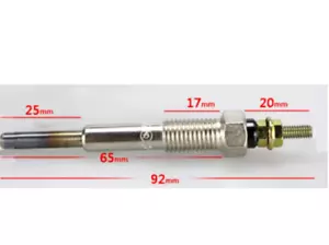 4PCS New Forklift Glow Plug For ISUZU C240 Diesel Engine 12V - Picture 1 of 4