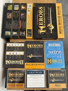 CD-ROM PC CD-ROM Heroes of Might and Magic Compendium en boîte -👽👾Idée cadeau rétro👾👽 - Photo 1/24