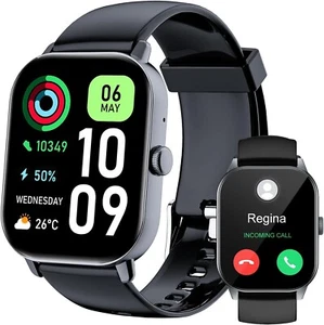 Smart Watch for Men Women Answer/Make Calls,Smartwatch with Heart Rate Sleep Cou - Zdjęcie 1 z 7