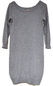 Juicy Couture Smart Heather Grey 100% Cashmere Jumper Dress Size: S