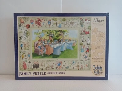 Cobble Hill Alice's Adventures In Wonderland 400 Puzzle Oxenbury Carroll Sealed! - Image 1 of 4