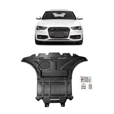 2Pcs Engine Splash Guard For Audi S4 A4 RS4 10-16Under Engine Shield Cover Board Foto 1 de 4