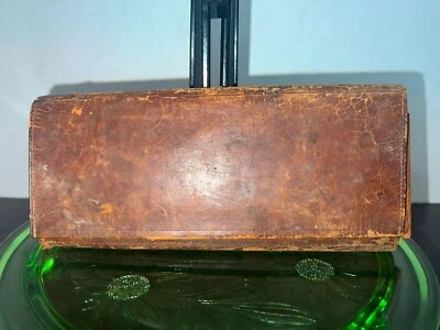 Antique Turn Of The Century Wallet Billfold 1900s Calf Leather - Image 1 of 4