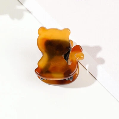 Mini clip de agarre de acetato de gato de dibujos animados horquilla brazalete clip niñas clip superior acceso al cabello Foto 1 de 4