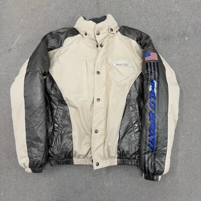 Chaqueta acolchada deportiva polo vintage Ralph Lauren talla para hombre pequeña plumón Foto 1 de 4