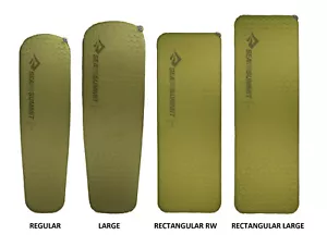 SEA TO SUMMIT CAMP MAT SI 4 SEASON SELF INFLATING COMPACT SLEEPING MAT - OLIVE - Picture 1 of 29