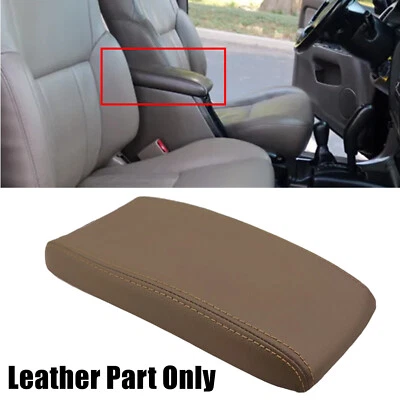 Reposabrazos de cuero para Toyota 4Runner 1996-2002 cubierta de consola central revestimiento bronceado oscuro Foto 1 de 4