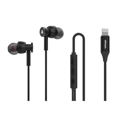 ALKAYA Kabelgebundene Bluetooth Kopfhörer in Ear Lightning für Yoga Fitness Musik Sport