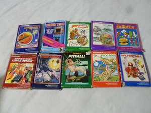 BOXED INTELLIVISION GAME LOT DONKEY KONG BURGERTIME PITFALL FROG BOG LAS VEGAS > - Picture 1 of 2