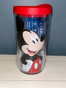 Bicchiere trasparente Tervis Disney Topolino tazza 16 oz NUOVO - Foto 1 di 7