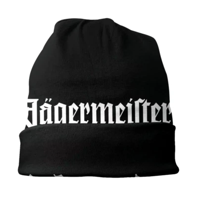 Jägermeister Kappe Mütze Beanie schwarz weiß - Bild 1 von 4
