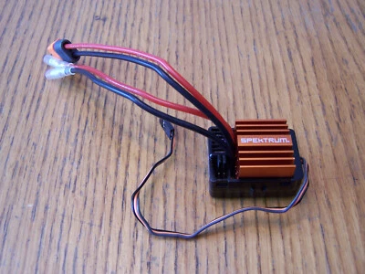 Spektrum Firma 40A Brushed Waterproof ESC 2s-3s IC3 / Axial SCX10 III 1982 Chevy - Image 1 of 3