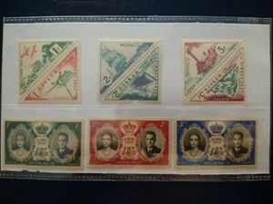 Monaco 1956 Segnatasse + Matrimonio Reale MNH** - Foto 1 di 1