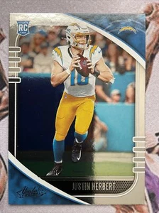 2020 Panini Absolute Justin Herbert Rookie #167 - Beautiful Mint RC - Invest ! - Picture 1 of 1