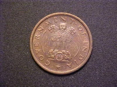 1952 India One Pice KM# 1 - Very Nice High Grade Collector Coin! -d4175xdx - Image 1 of 2