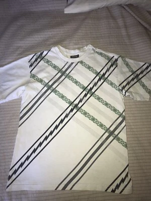 Quicksilver Boys Blue Graphic Logo Tee T-Shirt Short Sleeve Size L - Image 1 of 4