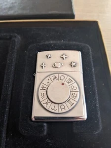 RARE 2005 ZIPPO LIMITED EDITION ASTRO TRICK ZODIAC CIRCLE MAGIC MECHANISM - Picture 1 of 5