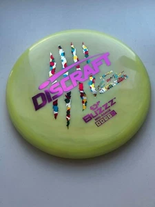 ESP Buzz (First Run) - Paul McBeth 4X Claw - Yellow/purple swirly - Picture 1 of 3