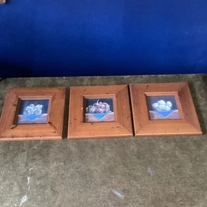 Art Marketing Limited, 3 Vintage Kitchen Framed Pictures. Eggs,mushrooms, Onions - Picture 1 of 7
