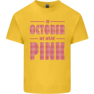 Breast Cancer Awareness In October Pink Kids T-Shirt Childrens Foto 1 de 4