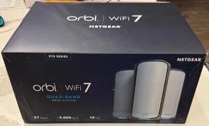 Netgear Orbi 970 Series BE27000 Wi-Fi 7 Mesh (3er-Pack) - NEU / Kostenloser Versand - Bild 1 von 21