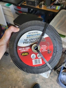 Milwaukee 10 in. Pneumatic Tire hand truck Universal New Replacement 400lbs - Picture 1 of 2