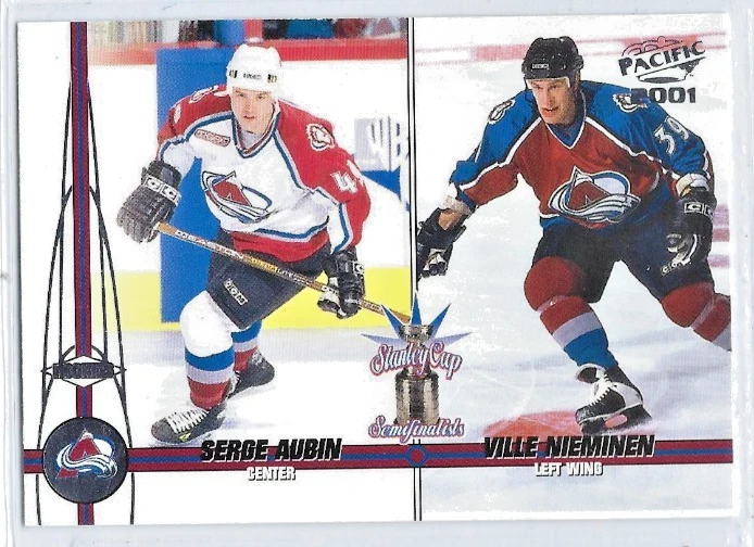 2000-01 Pacific Serge Aubin/Ville Nieminen RC - Image 1 of 1